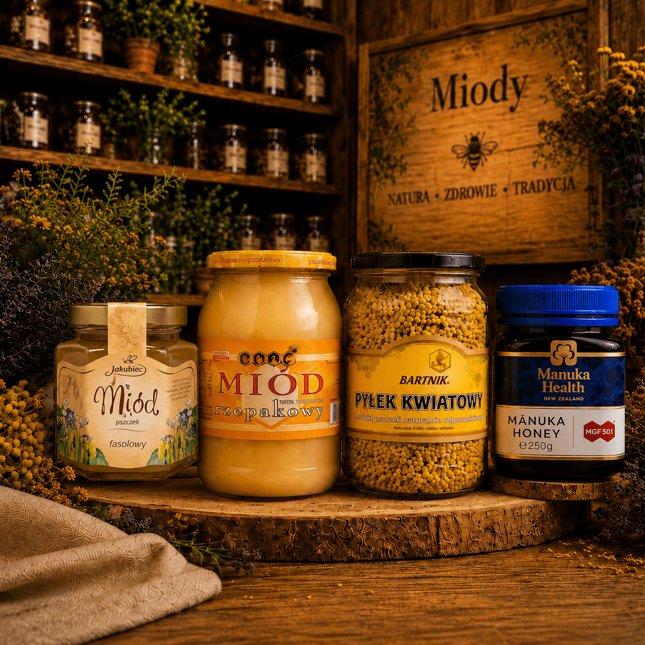 Miody i produkty pszczele — zdjęcie produktu